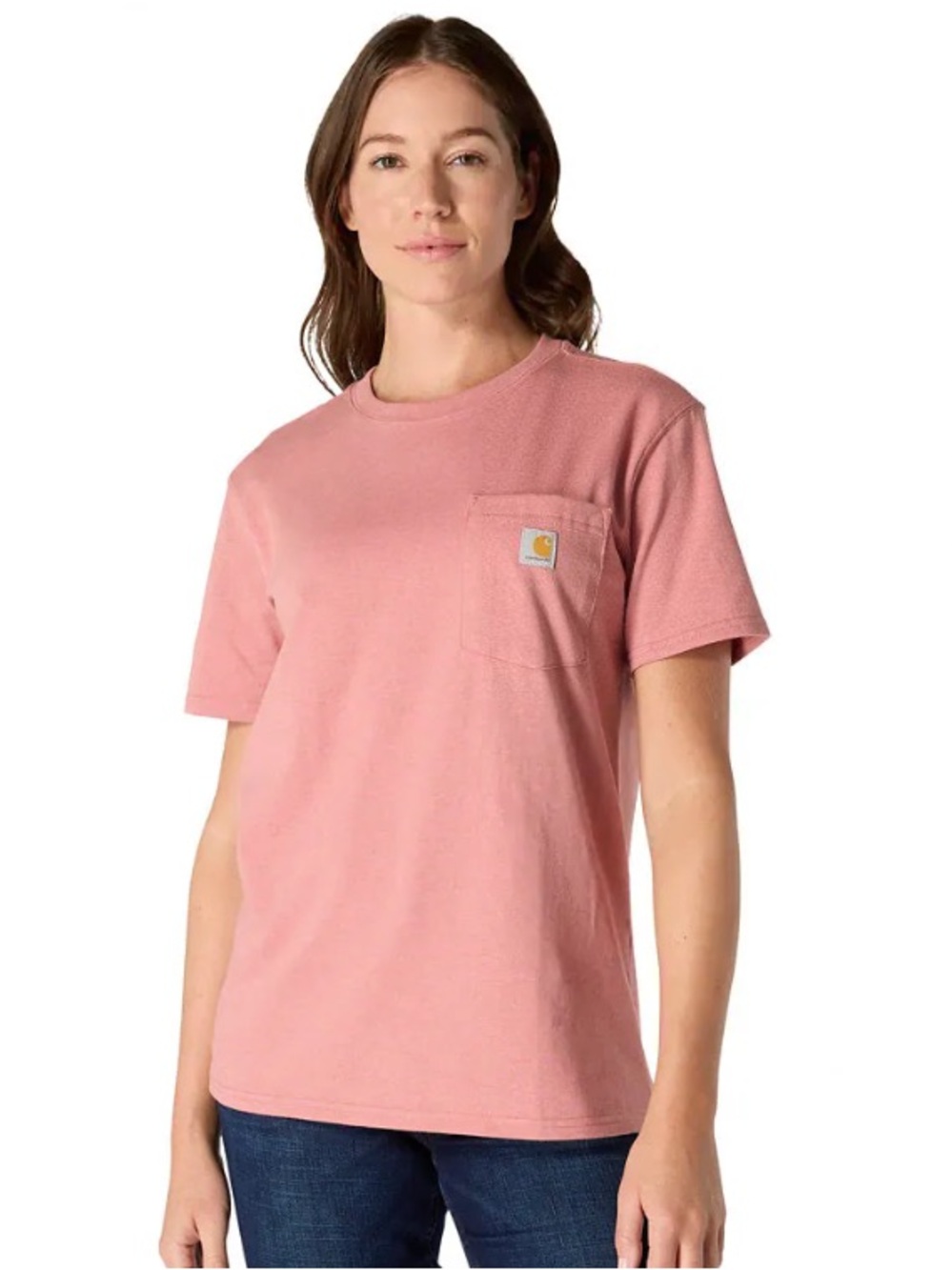 Women’s Carhartt Pink Loose Fit T-Shirt Medium